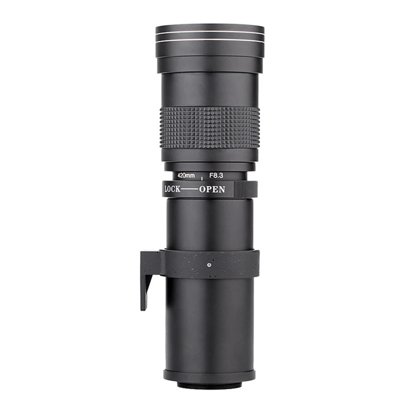 

420-800Mm F8.3-16 Telephoto Zoom Lens Photography SLR Camera Lens Telephoto Zoom Lens Suitable For Canon Cameras