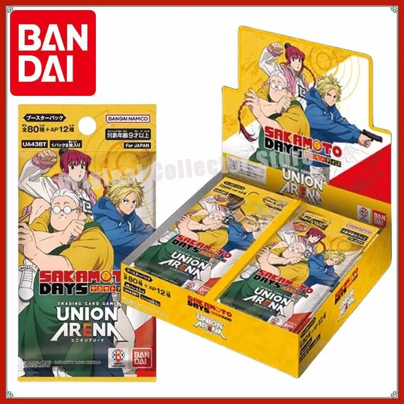 

Оригинальные карты Bandai UNION ARENA TCG, коллекционная игра The Realm of Fighting Sakamoto, ежедневная японская карта UA, пополняющая сумка SAKAMOTO