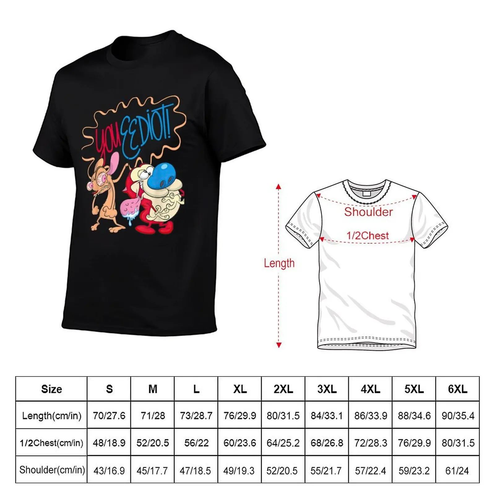 Ren and Stimpy You Eediot T-Shirt Cool Dry Performance T-Shirt