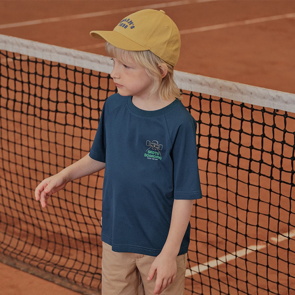 Dave Bella Boys Summer T-Shirt Children Short Sleeve Top Cartoon 5-13Years Tees Kids Casual Outdoor Clothes DK2261800