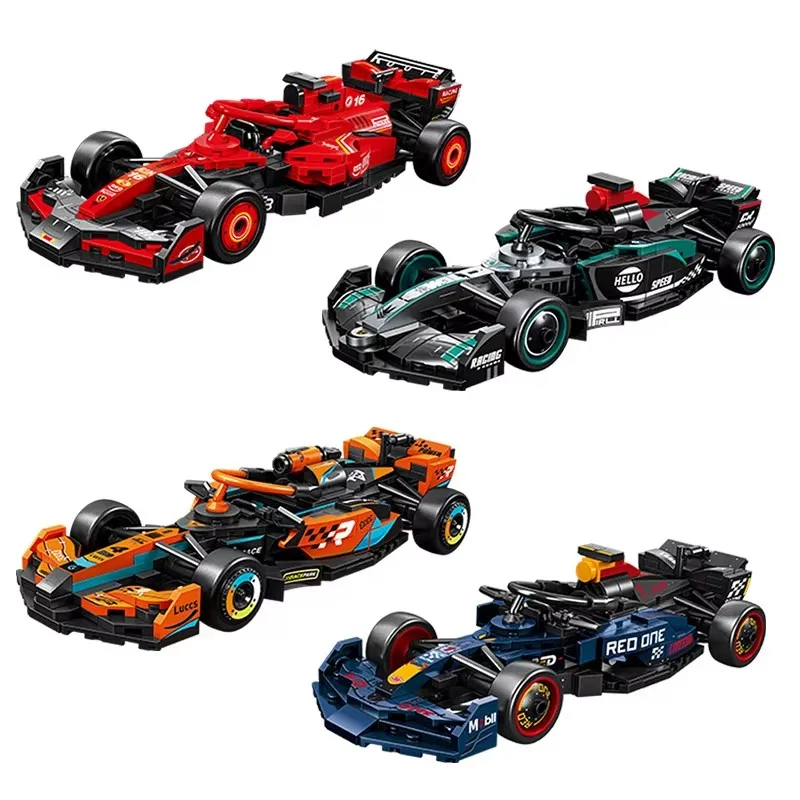 

Famous Sports Racing Serie Red Car Building Block,MOC Expert Cool Collectible Supercar Assembly Toys Kits,For Children Boys Gift