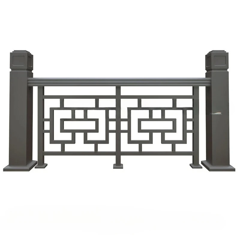 

Customizable Aluminum Alloy Guardrail Courtyard Fence Aluminum Art Stair Handrail