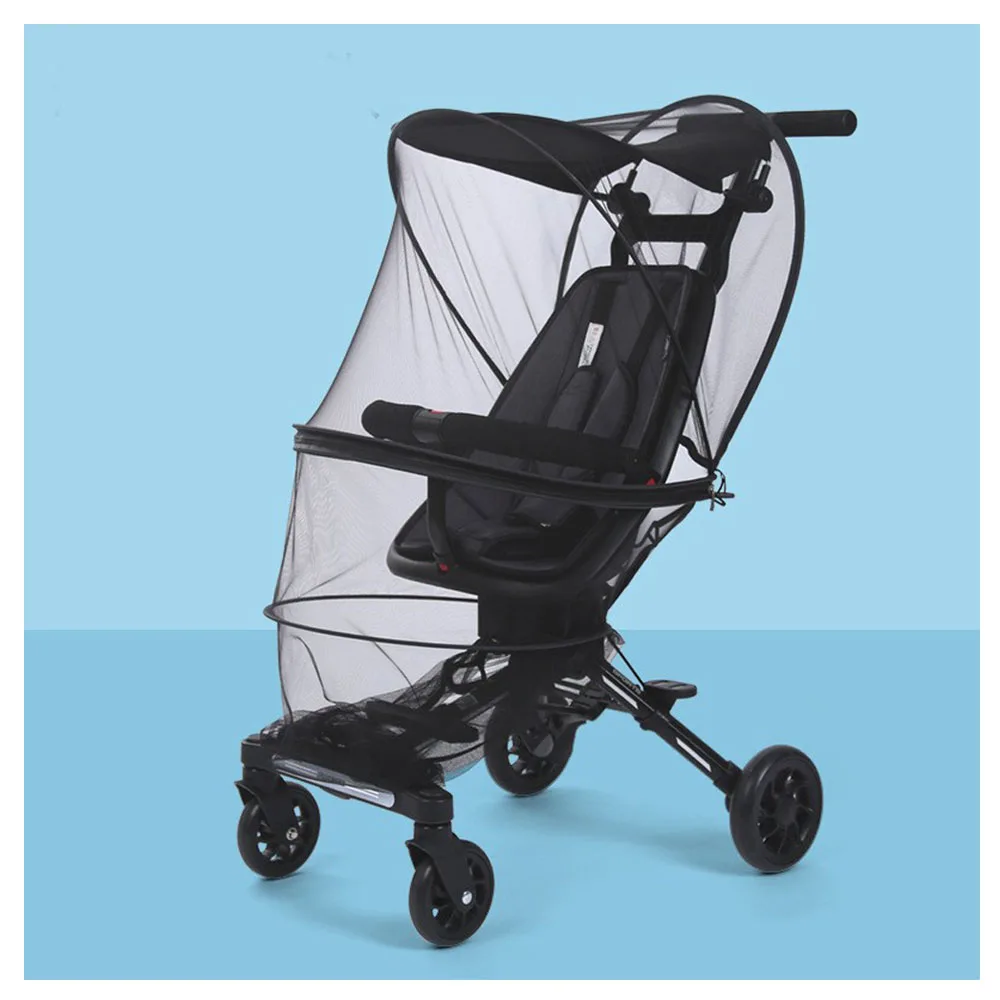 Baby Stroller Mosquito Net Pushchair Cart Insect Shield Net Mesh Safe Infants Protection Mesh Cover Baby Stroller Accessories