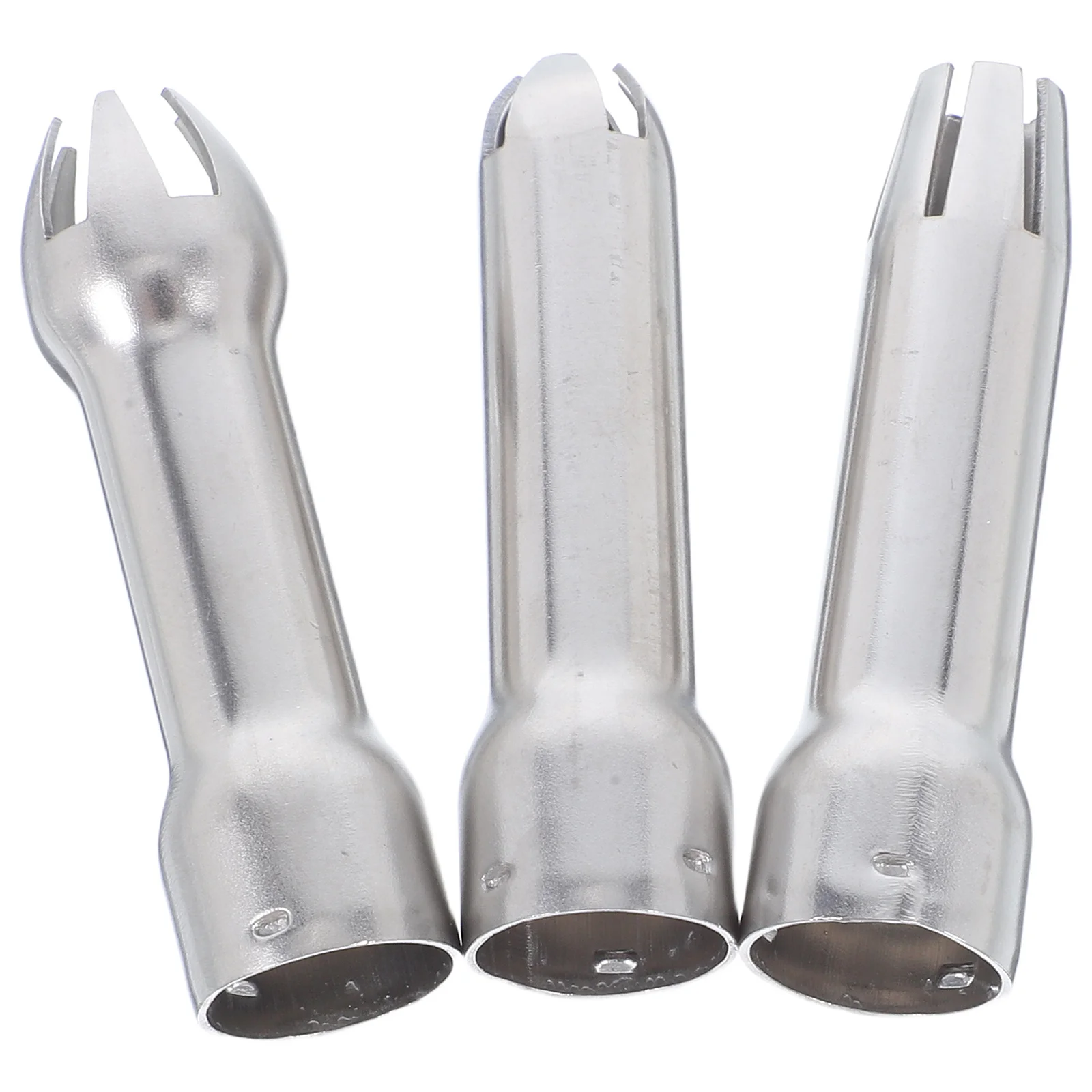 

3Pcs Stainless Steel Cream Decorating Nozzles Set Precise Flower Piping Tips for Cake Cupcake Pastry Decorating Bag Accessories