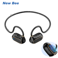 New Bee Bluetooth 5.3 Air Conduction Wireless Headset H1 Sport Earbuds with Premium Sound Dual-Mic Call Noise Reduction Earphon