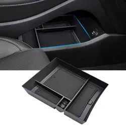 For Hyundai Santa Fe 2021 2022 2023 Lower Center Console Organizer, Center Console Tray Storage Box Interior Replacement