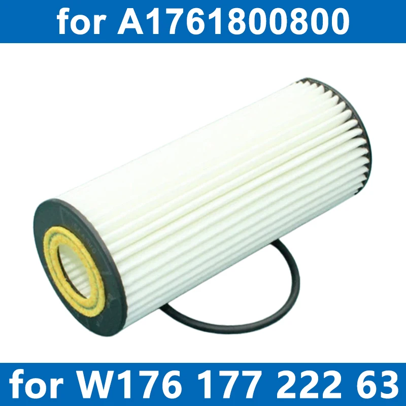 1/6/10PCS Car Oil Filter A1761800800 For W176 W177 A45 CLA45 GLA45 W205 C63 W222 S560 S63 CLS63 G550 G63 GLE580 63 GLS580 Engine