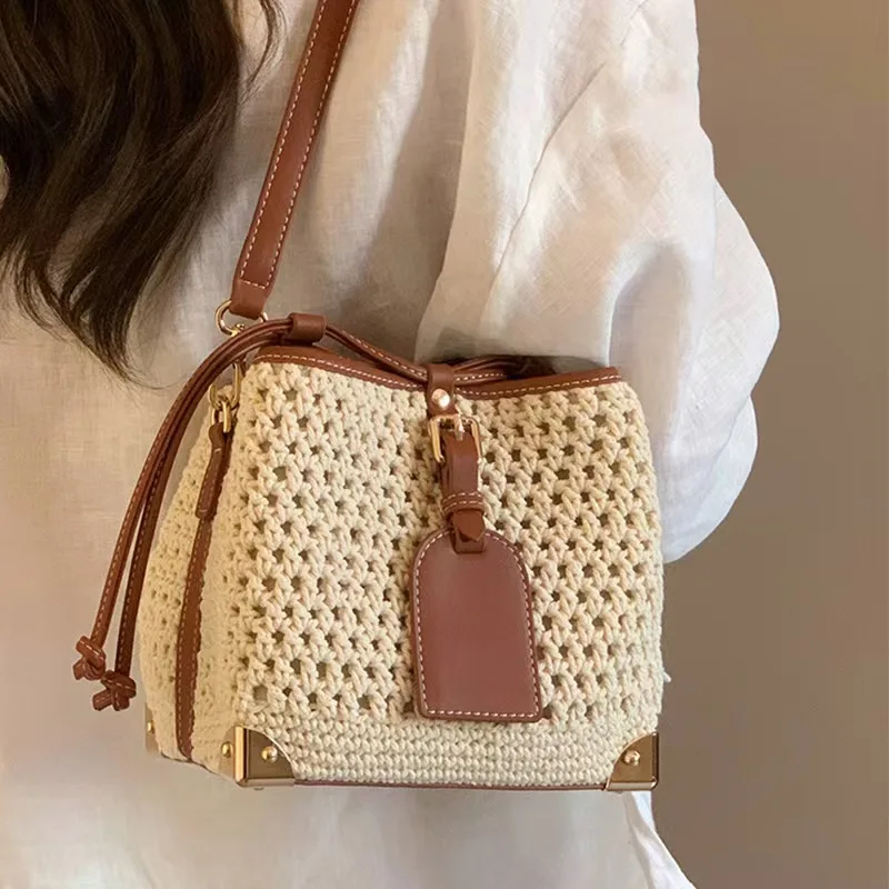 Small And Cute Shoulder Bag Trendy And Fashionable Cross-body Bag Elegant Temperament Bag Gift Bag Summer Versatile Bucket Bag