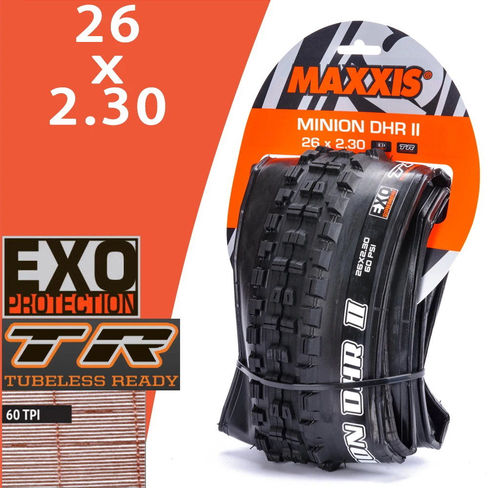 MAXXIS MINION DHR II 26-29 Inch MTB Tubeless Tires