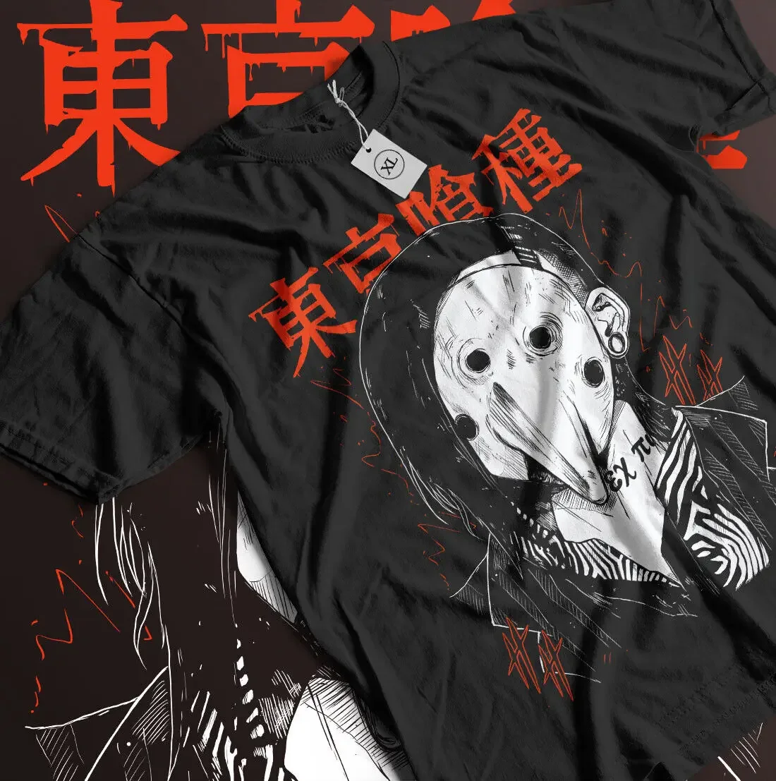 Camiseta Uta Horror uta Tokyo Ghoul Anime Goth Boy Waifu Manga camiseta suave