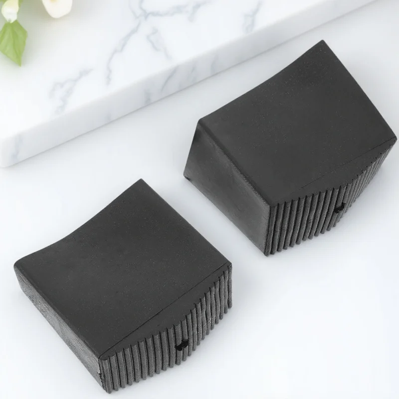 

2Pcs Ladder Foot Pads Anti Slip Rubber Leg Caps Floor Protection Easy Install Durability Safety Ladder Leg Covers