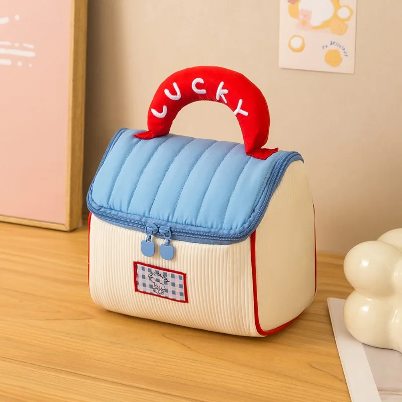 Новая милая косметичка, дорожная косметичка, портативный органайзер для туалетных принадлежностей, большая вместительная косметичка, женский набор туалетных принадлежностей для мытья ванны