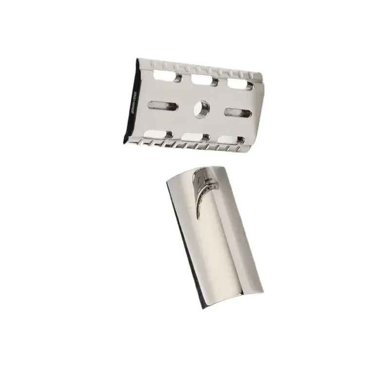 YAQI Thalia 316 Stainless Steel Polished Safety Razor Head Mens Birthday Gift Collectibles Wet Shave Grooming Tools