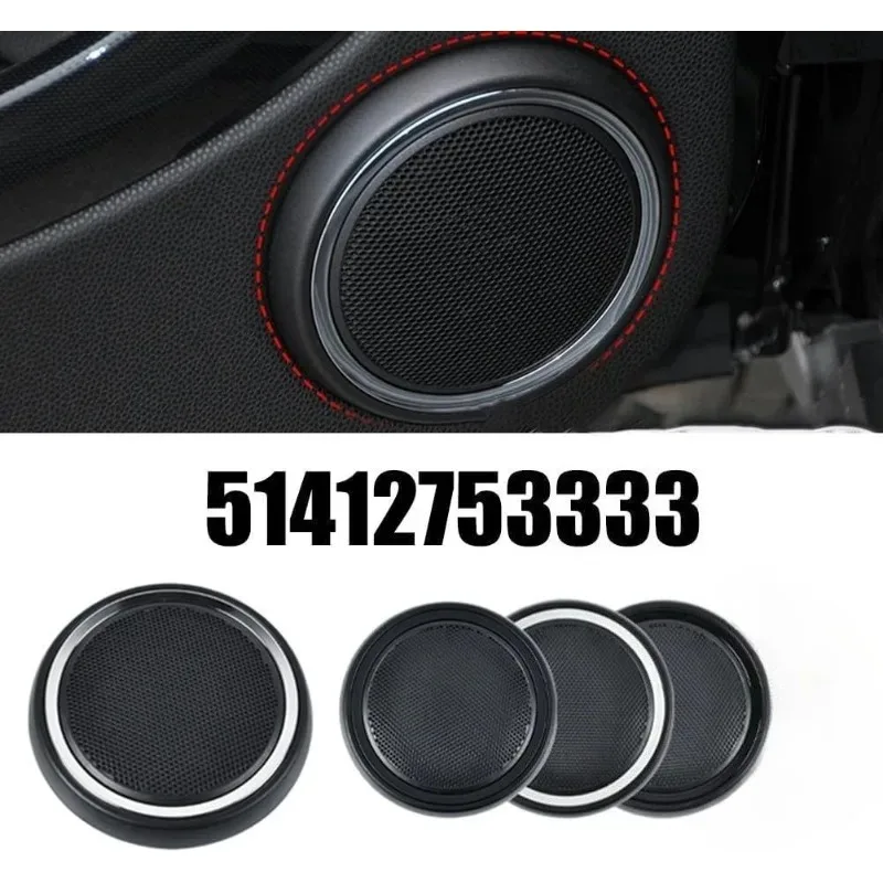 Car Front Door Speaker Cover Grille 51412753333 51412756567 For Mini Cooper R55 R56 R57 R58 R59 Speaker Trim Cover
