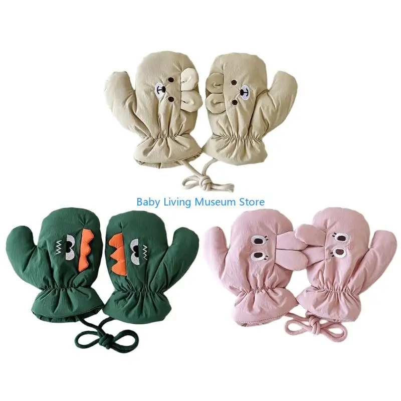 

P31C Регулируемые детские перчатки на запястье, устойчивая к разрыву термоподкладка, защита от холодной погоды для лыжных игр в