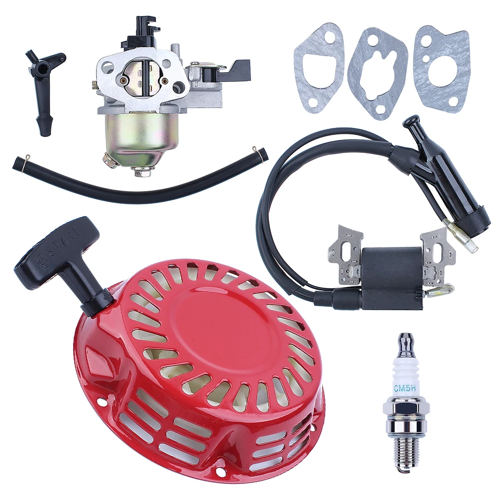 Carburetor Ignition Coil Recoil Starter For Honda GX160 GX200 Repair Kit Engine Replace OEM for 28400-ZH8-013YA