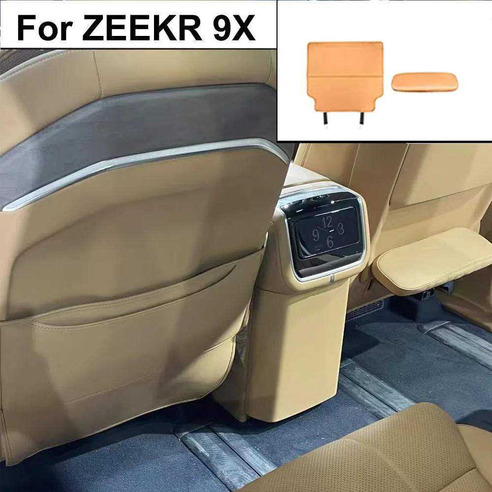 

Защитная накладка из кожи Nappa для спинки сиденья ZEEKR 9X 2025-2026, предотвращающая удары ногами