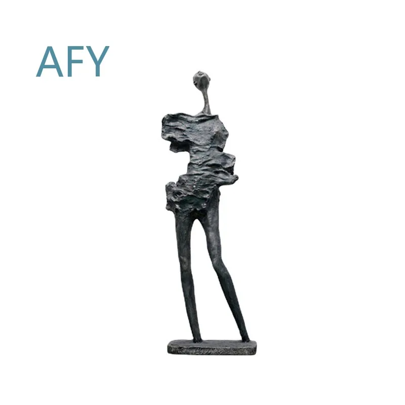 Deposit!Modern Abstract Art Welcome Character Sculpture for Hotel Lobby Sales Department Window Creative Decoration Floor