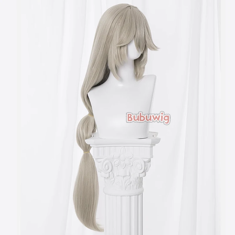 Bubuwig Synthetic Hair Alexandrina Sebastiane Cosplay Wigs Game Zenless Zone Zero 100cm Long Light Brown Cos Wig Heat Resistant