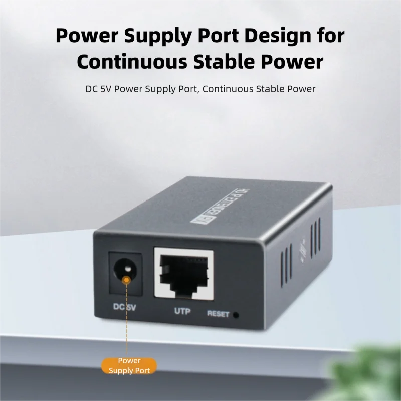 200m HDMI Extender Over IP RJ45 1080P@60Hz TX RX Kit with 2 Power Adapters via Cat5e Cat6 Cable for Projector Home Theater Video