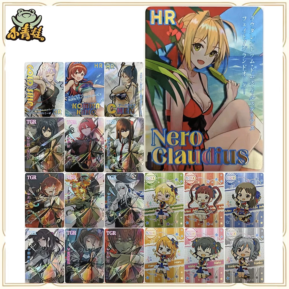 

Аниме Goddess Story 5M10 TGR HR SSD Премиум флэш-игровые игрушки Коллекционная карта Рождественский подарок Makima Tokisaki Kurumi Yamato Fubuki