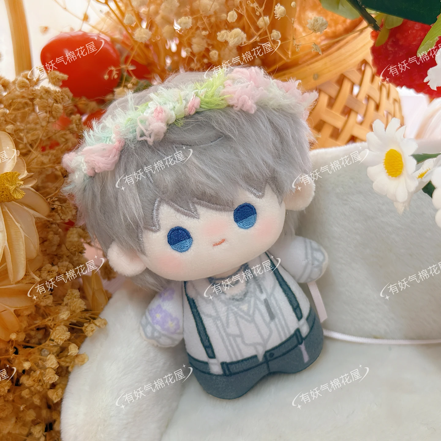 Original Love And Deep Space Handmade Rafayel Xavier Zayne Sylus Caleb Plush Pendant 10cm Cotton Dolls Girl Birthday Gifts