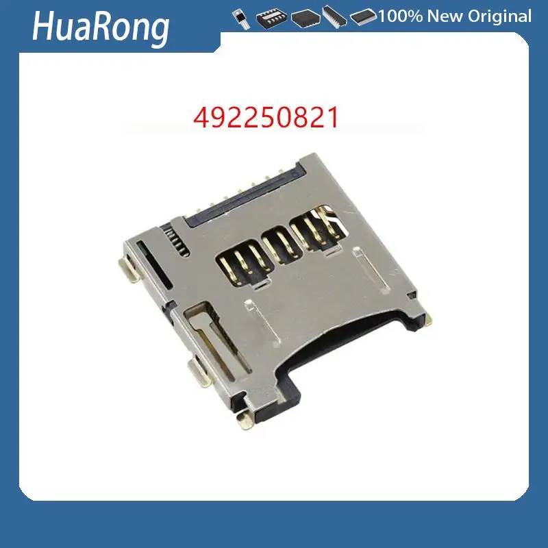 New 10pieces 492250821 49225-0821 49225 0821 Micro SD connector