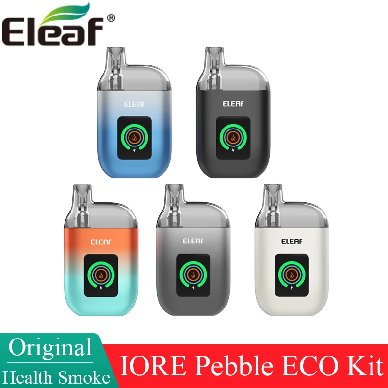 Eleaf IORE-Pebble ECO ، جراب ملء سفلي ، مجموعة لفائف mAh ، ، من من من نسيج شبكي ، سيجارة إلكترونية Vape ، 0.6ohm ، 0.8ohm ، أصلية #1