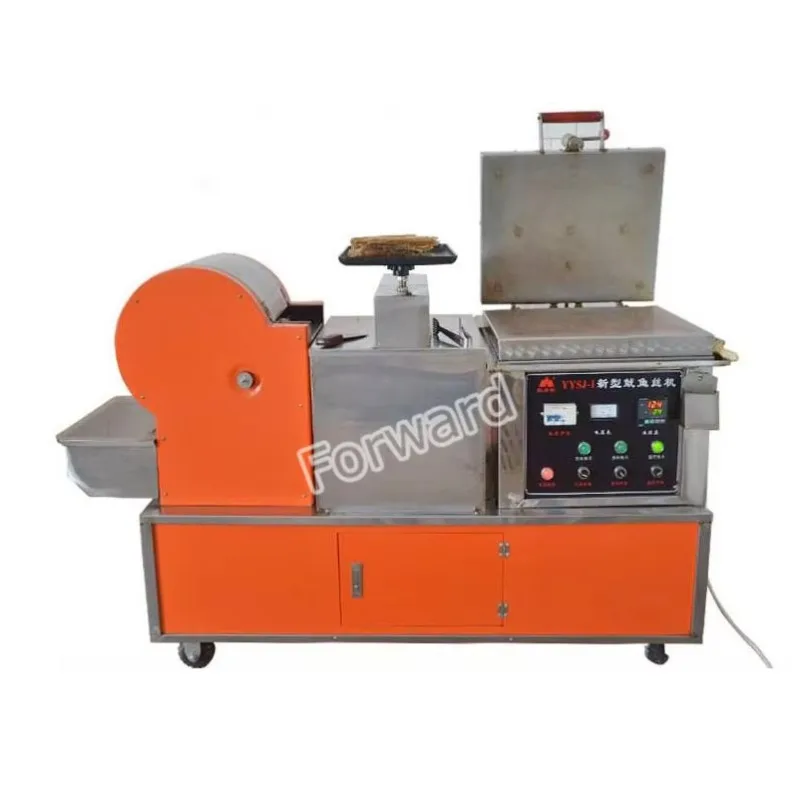 Automatic 1400 Pcs/Hour Squid Grill Crushing Press Machine for Commercial Bakery Use