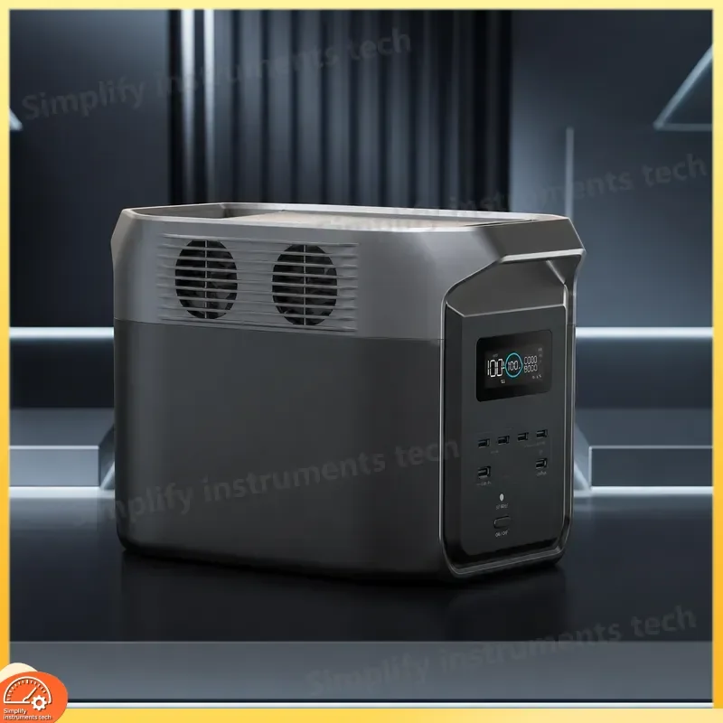 1500W Portable Power Station 1536Wh Solar Generator Fast Charging LiFePO4 Battery Backup for Home Camping Outdoor Emergency