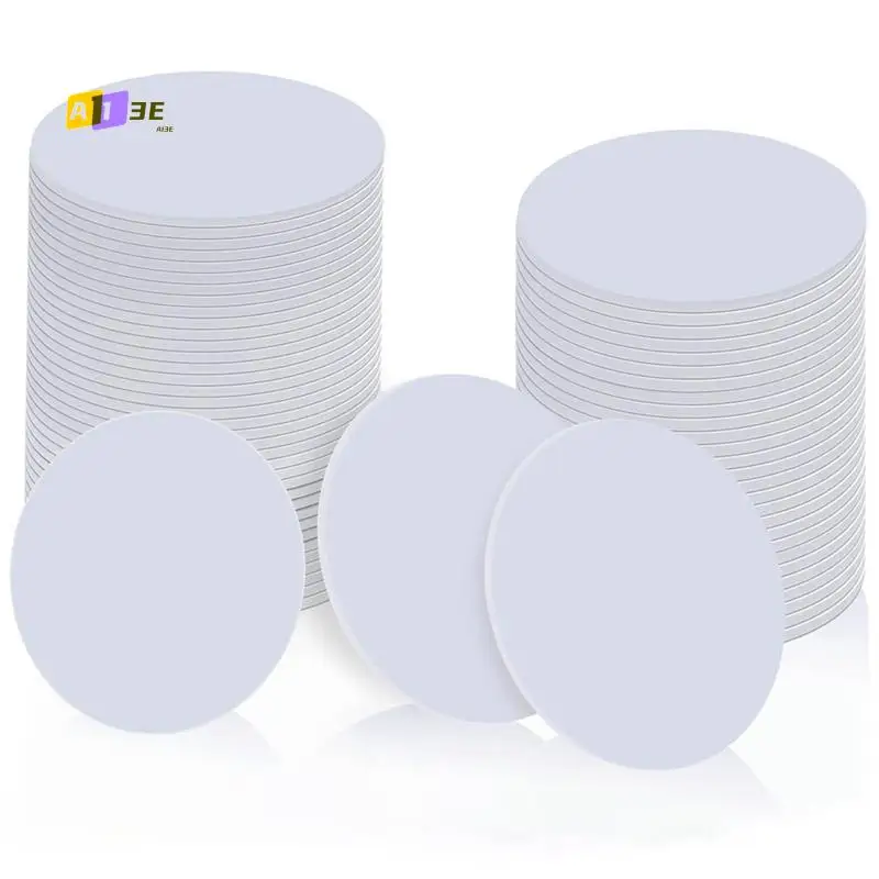 A13E-50 шт. Ntag215 метки RFID NFC-карта пустая перезаписываемая ПВХ NFC 215 тег круглый 25 мм/1 дюйм