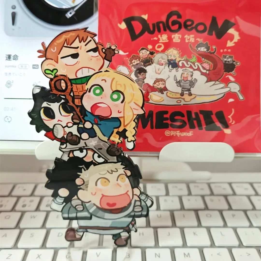 Dungeon Meshi акриловая подставка аниме товары Laius Marsilla фигурка дисплей коллекция вкусный в Dungeon орнамент декор стола подарок