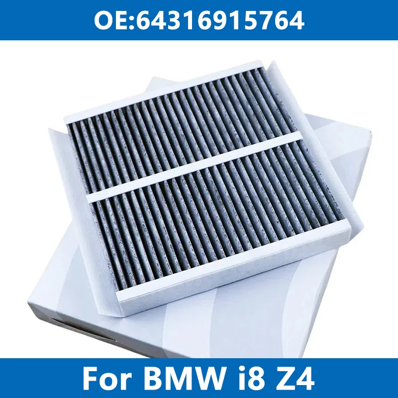 

Car Cabin Air Filter Conditioner 64316915764 For BMW I12 I15 E86 E85 E89 Z4 Coupe Roadster 2.5 3.0 M 2006-2016 i8 hybrid 1.5