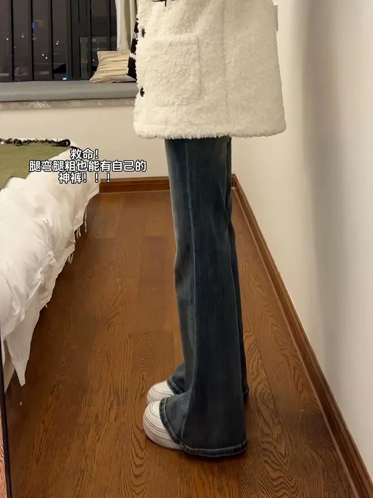 

Джинсы Bootcut, женские сексуальные панельные эстетические джинсы-бойфренды с карманами и цветочной рваной расклешенной вышивкой, обычные женские винтажные штаны, стирка