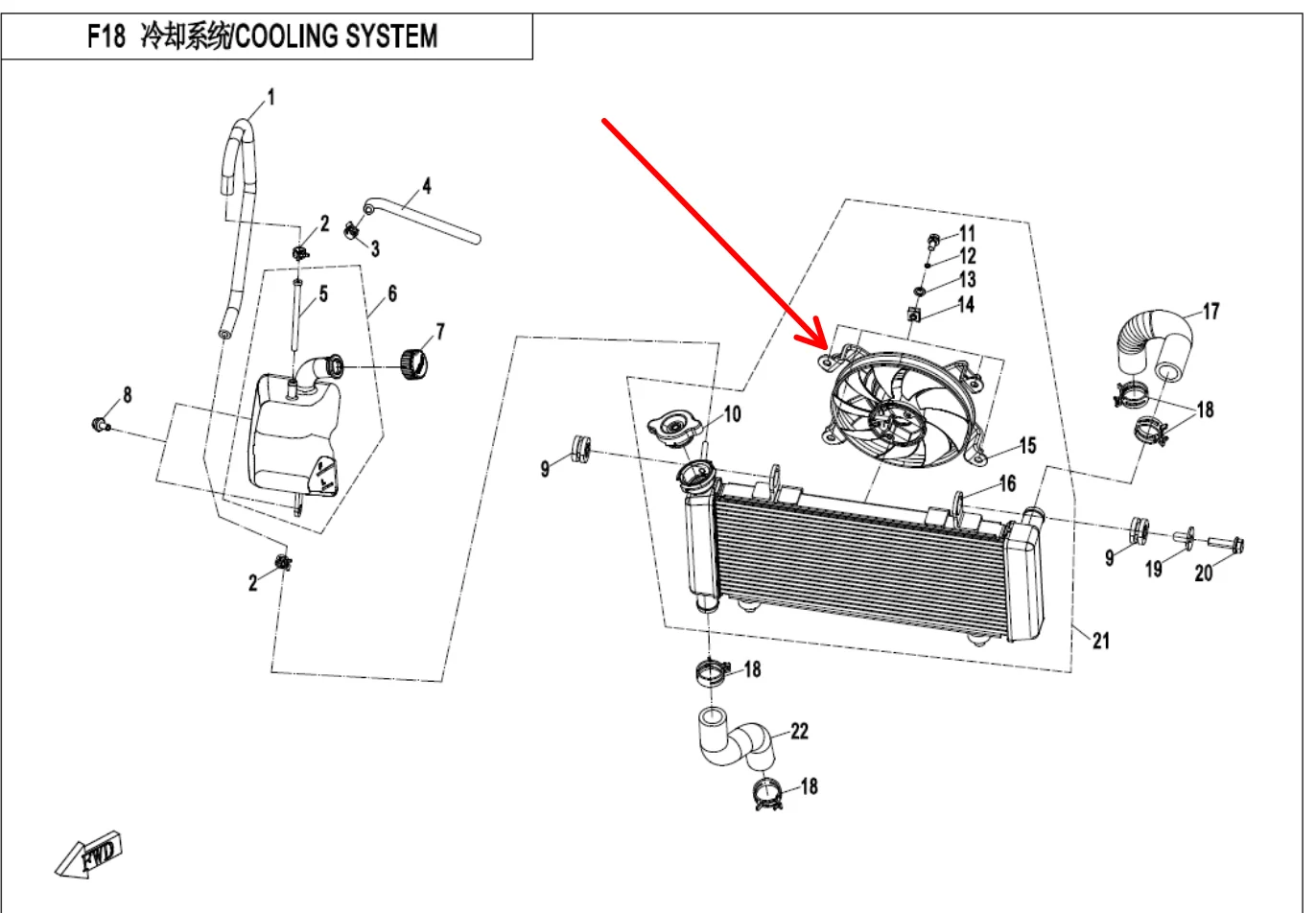 2Pcs Cooling Fan suit CF700MT code is 6NTV-181200-2700