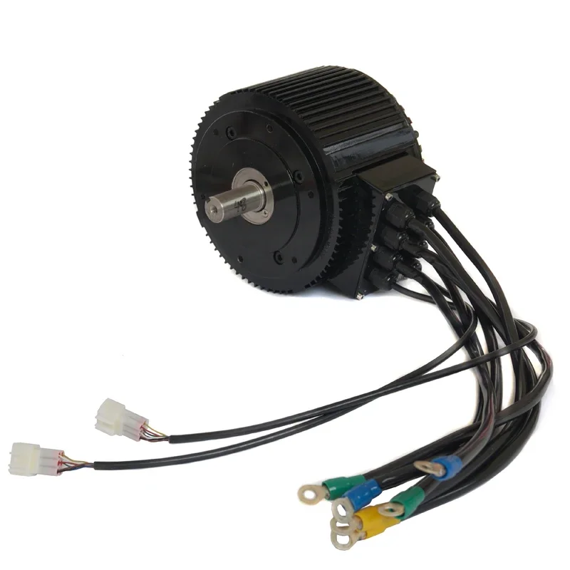 Bldc Motor PMSM Motor 10KW 48V 72V 96V For Electric Mid Drive Motor Golf Cart Conversion Kit Air/liquid Cooling