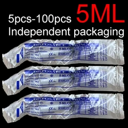 No needle! 5 10 20 50 100Pcs Plastic Nutrient Health Measuring Reusable Hydroponics Nutrient Syringe Tools Sampler 5ML Syringe