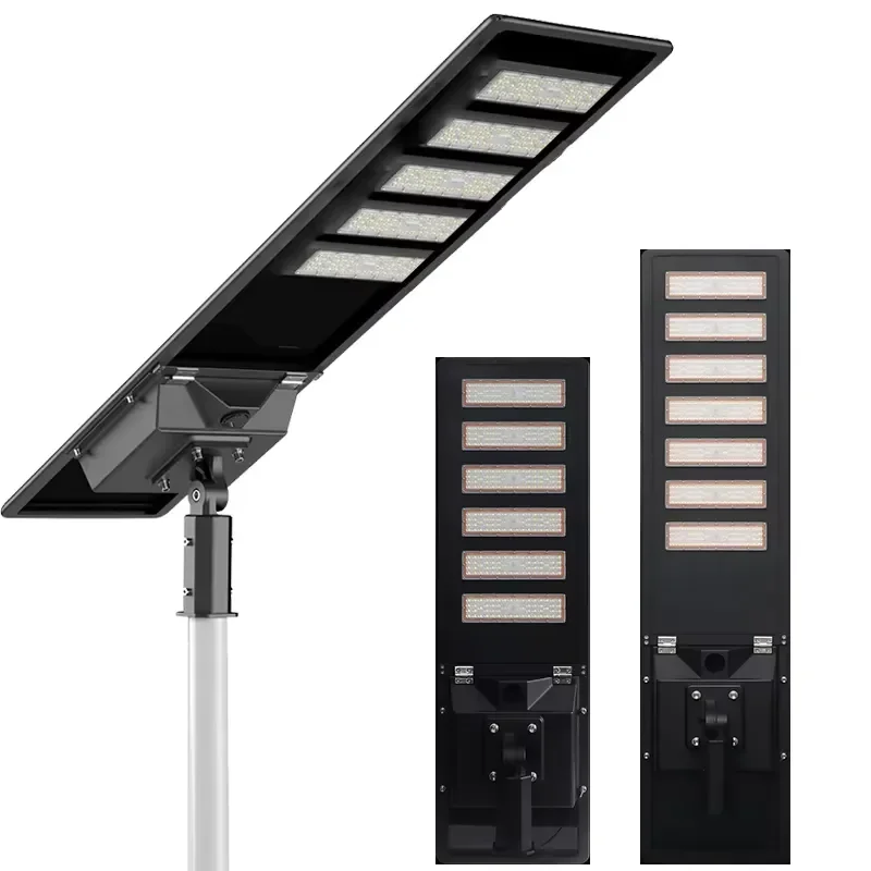 LED Solar Street Light Outdoor Waterproof Garden Lamp Wall Mounted Road Lighting Fixture for Yard Driveway Pathway Decoration