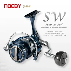 Noeby-Moulinet de pêche à rotation en aluminium, série INFINITE, eau salée, traînée de 45lb, 2500, 3000, 4000, 5000, 8000, 10000