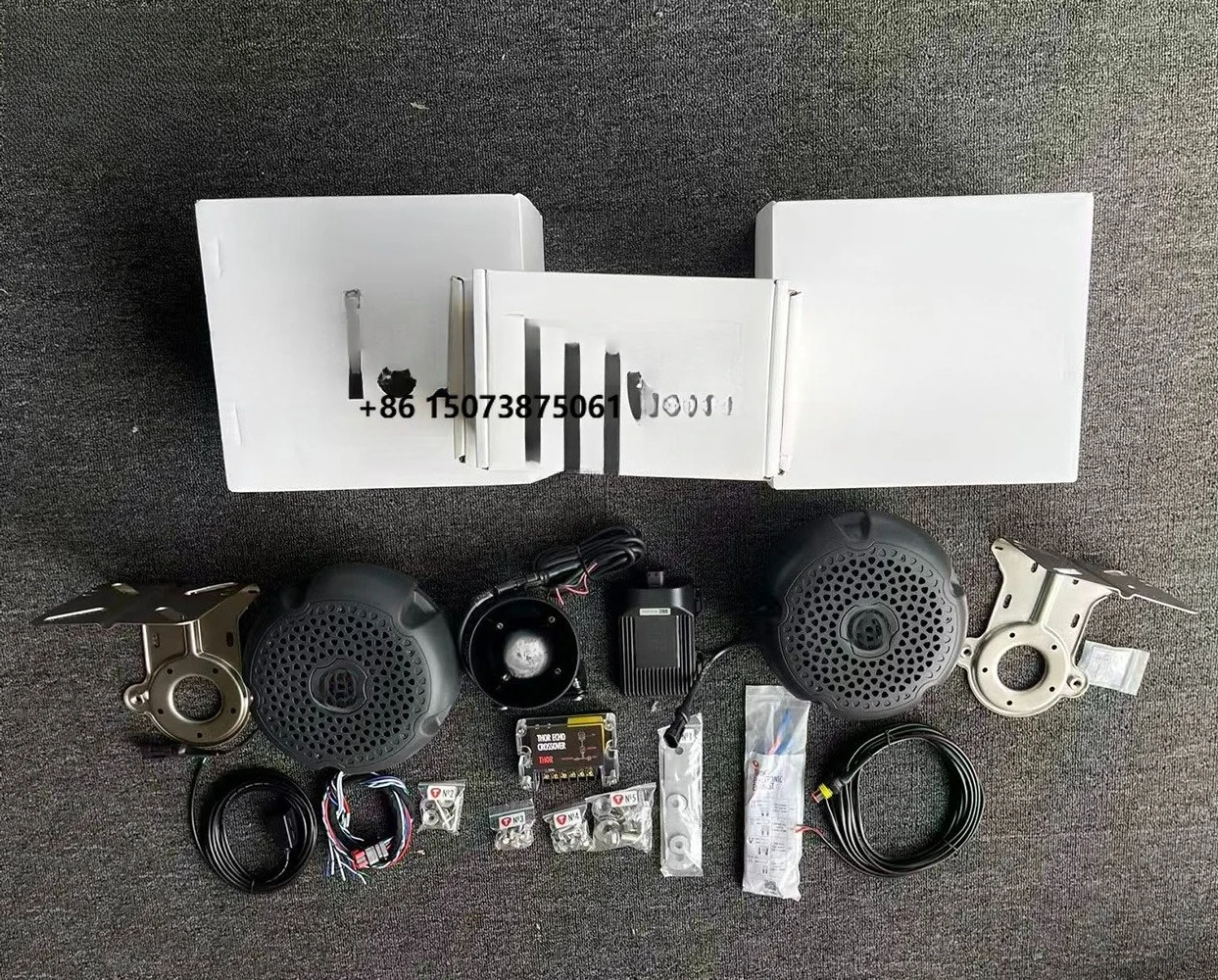 THOR Dual and ECO Performance Universal Electronic Exhaust Sound Enhancer Pro Two Speakers APP Volume Adjustment with ECO