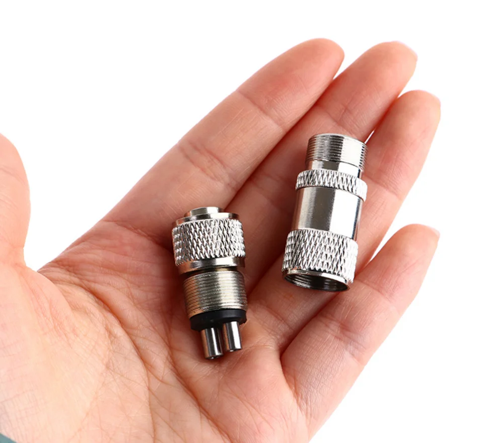 Dental Handpiece Adapter 2 Hole to 4 Hole / 4 to 2 Hole High Speed Handpiece Conversion Connector Dental Accessories