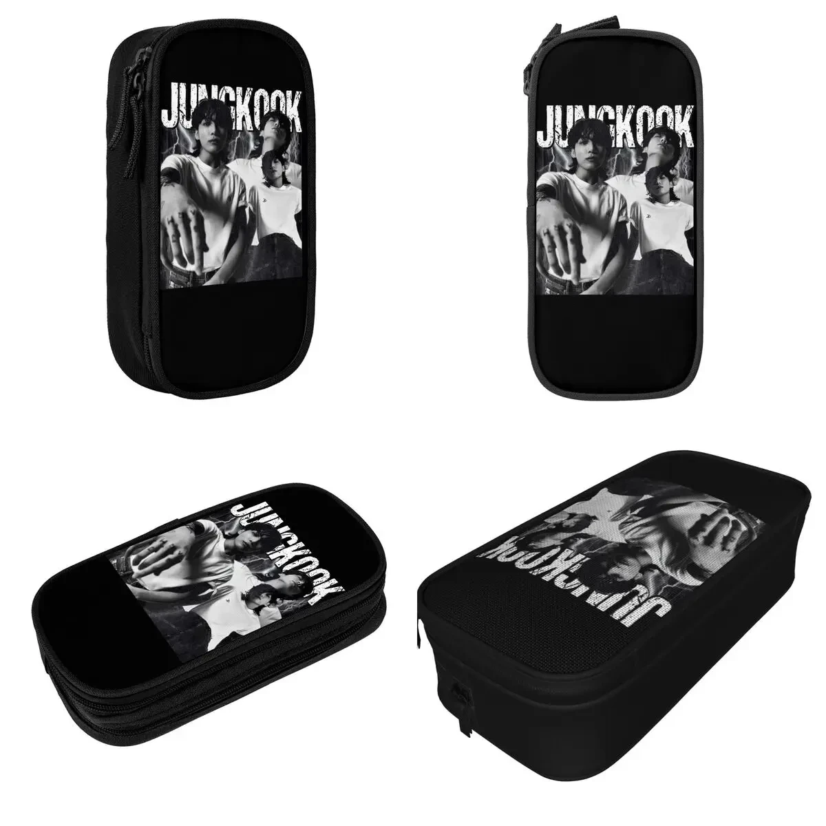 JungKook Kpop Singer Accessories Pencil Case Large Capacity For School Pencil Case Stat for Teens Girls Adults Studenionery Gift