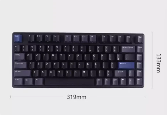 2026 Portable 75% wired usb-type c mini New NIZ Micro82 V6pro Topre style Keyboard DRT Capacitive switch 35g