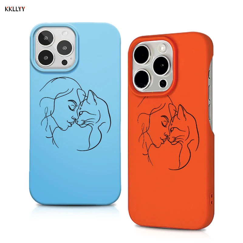 

Skin friendly Phone Case for iPhone 16E/15/14/13 Pro Max/12/XR Printed Phone Cover Cat text Shockproof Gym Lover Gift