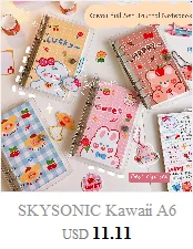 SKYSONIC Neue Ankunft A5 Zipper Binder Sammeln Buch Glitter Cover Organizer Journal Notebook Kugel Transparent PVC Fotoalbum – Detail 8