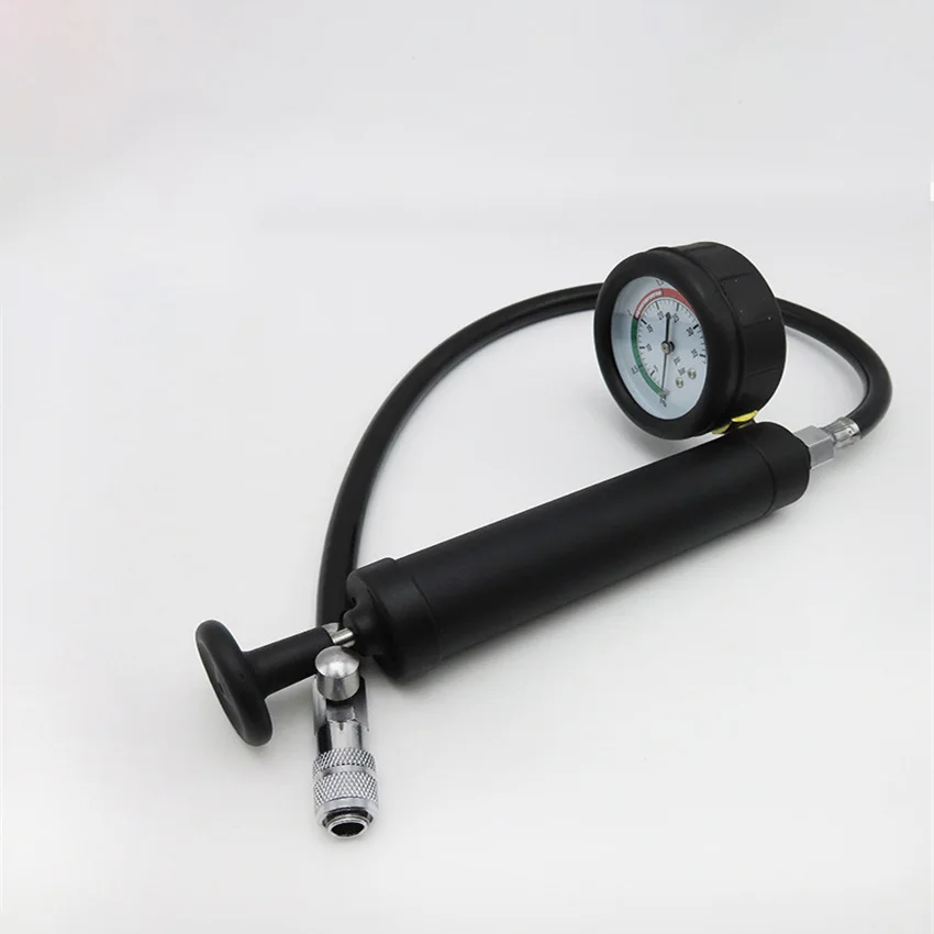 Water Tank Leak Detector Shockproof Dial Car Pressure Gauge Tester Cooling System Tester Radiator Pressure Pump