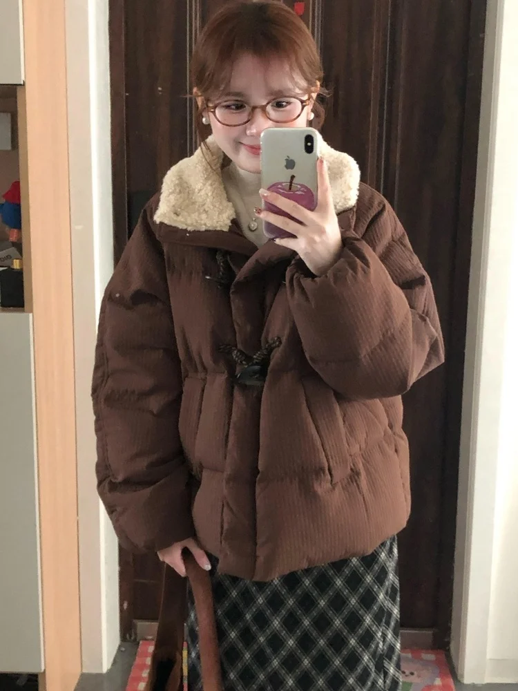 

Lamb Wool Jacket Long Women Top Female Anti Collision Protection Impact Defense Crash Resistant Safety Feature Protective Ladies