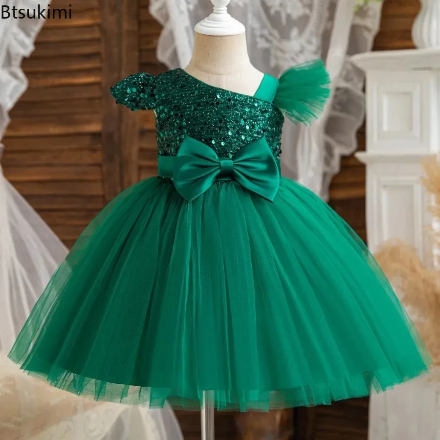 2026 Summer New High-end Girls' Dress Butterfly Sleeve Elegant Princess Dress Kids Party Dresses for Girl Formal Evening Gown