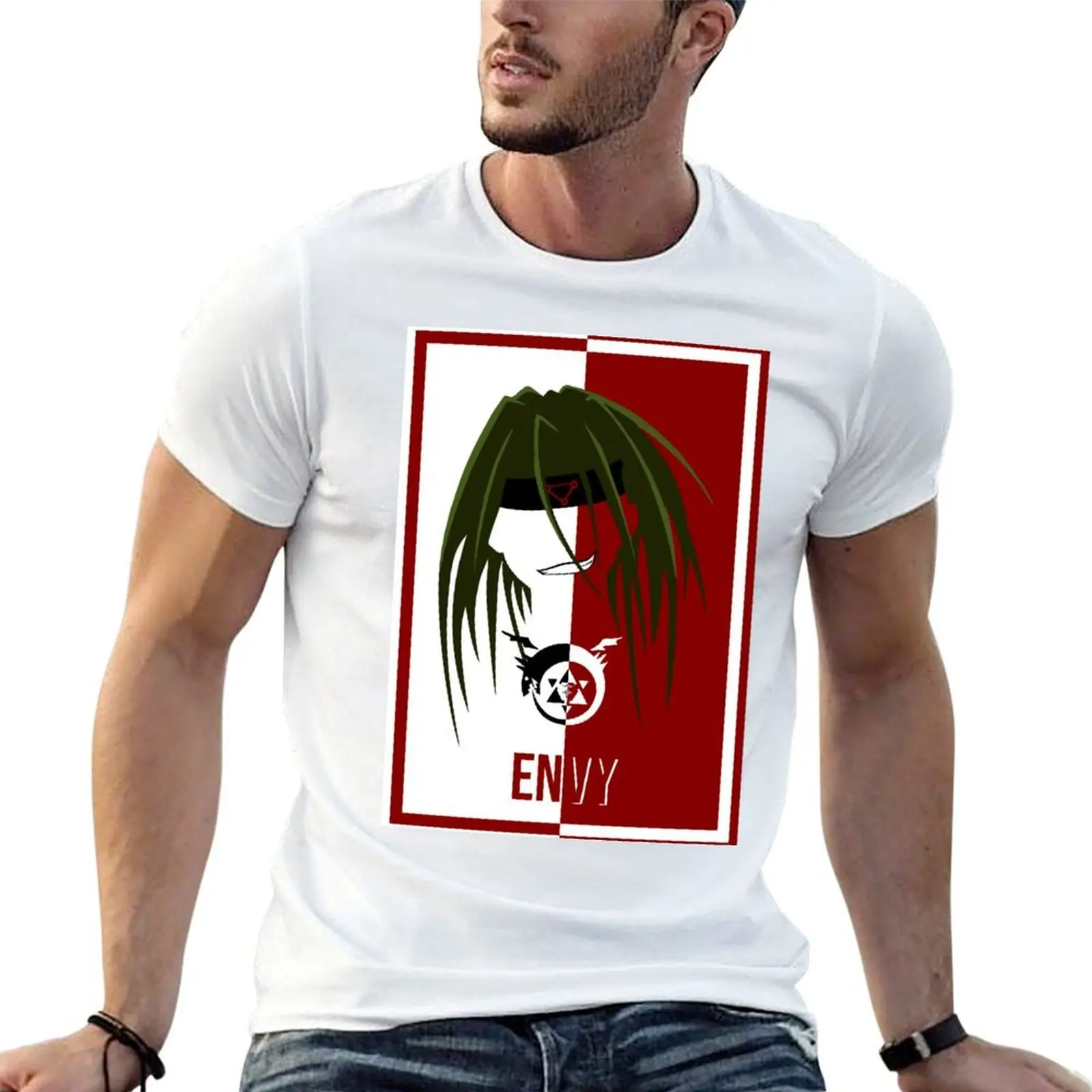 Envy Homunculus Fullmetal Person Alchemist Brotherhood Homunculi T-Shirt football t shirt boys animal print vintage t shirt men