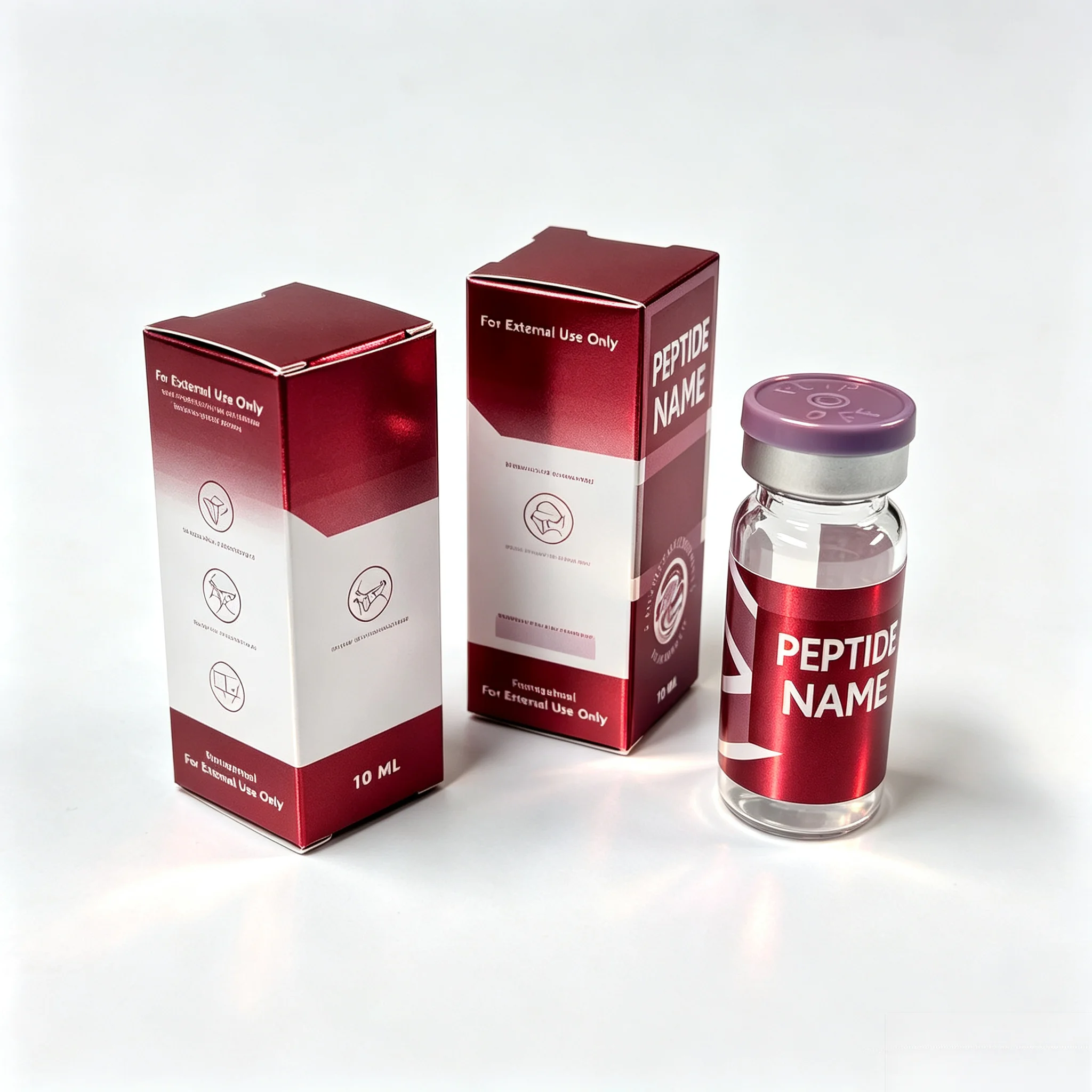 Custom Peptide Vial Waterproof - The Nutrition Fitness ulasan dan harga